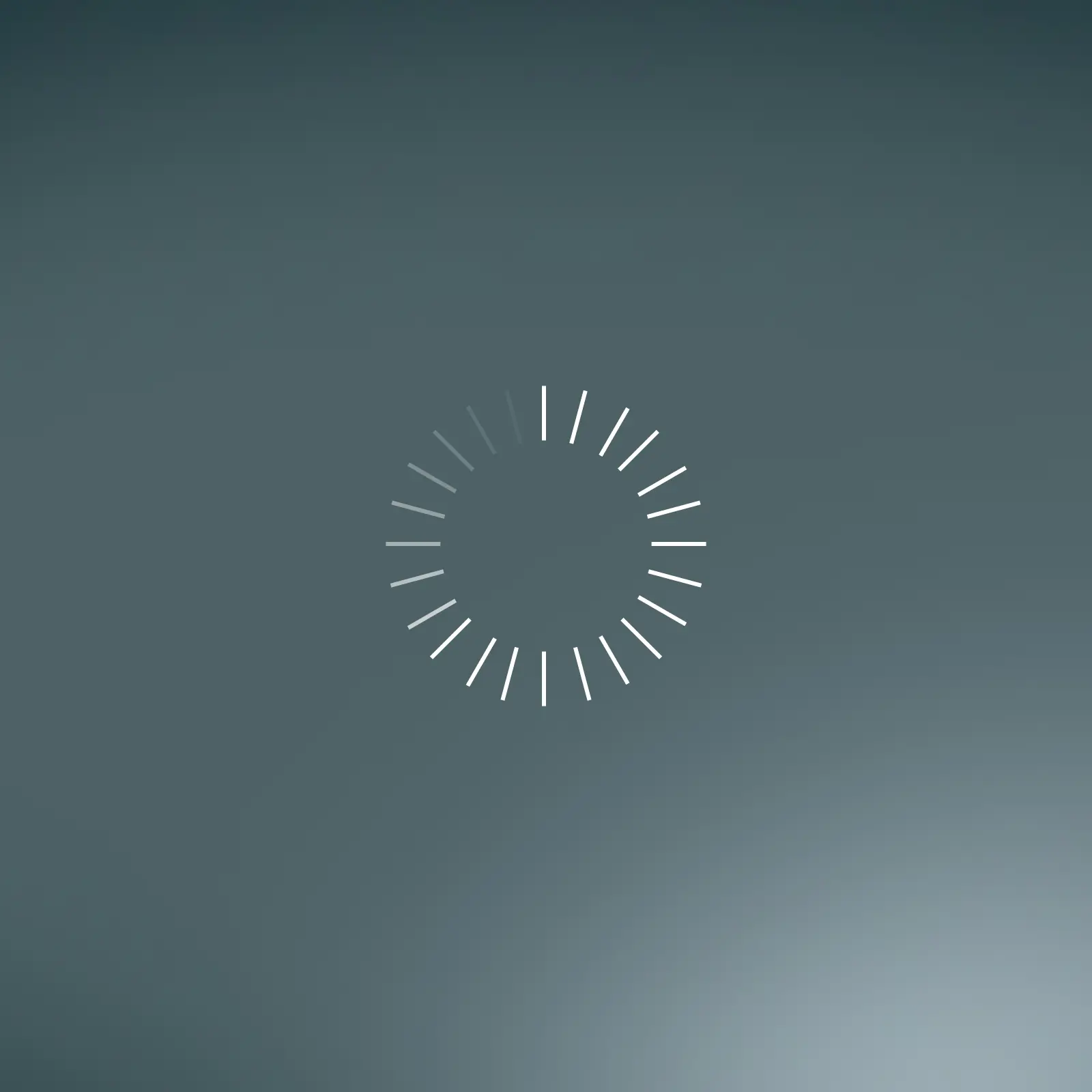 Illustration of a throbber loading icon