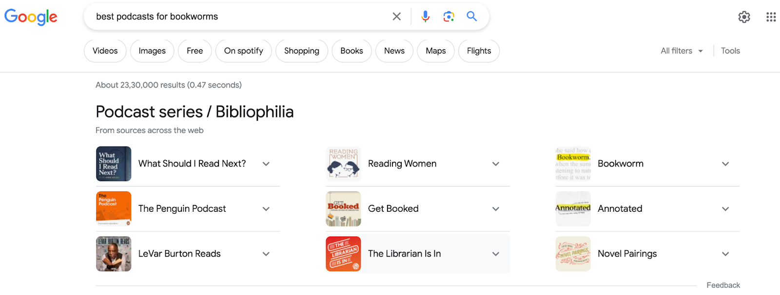 Your podcast website lets search engines find you. 