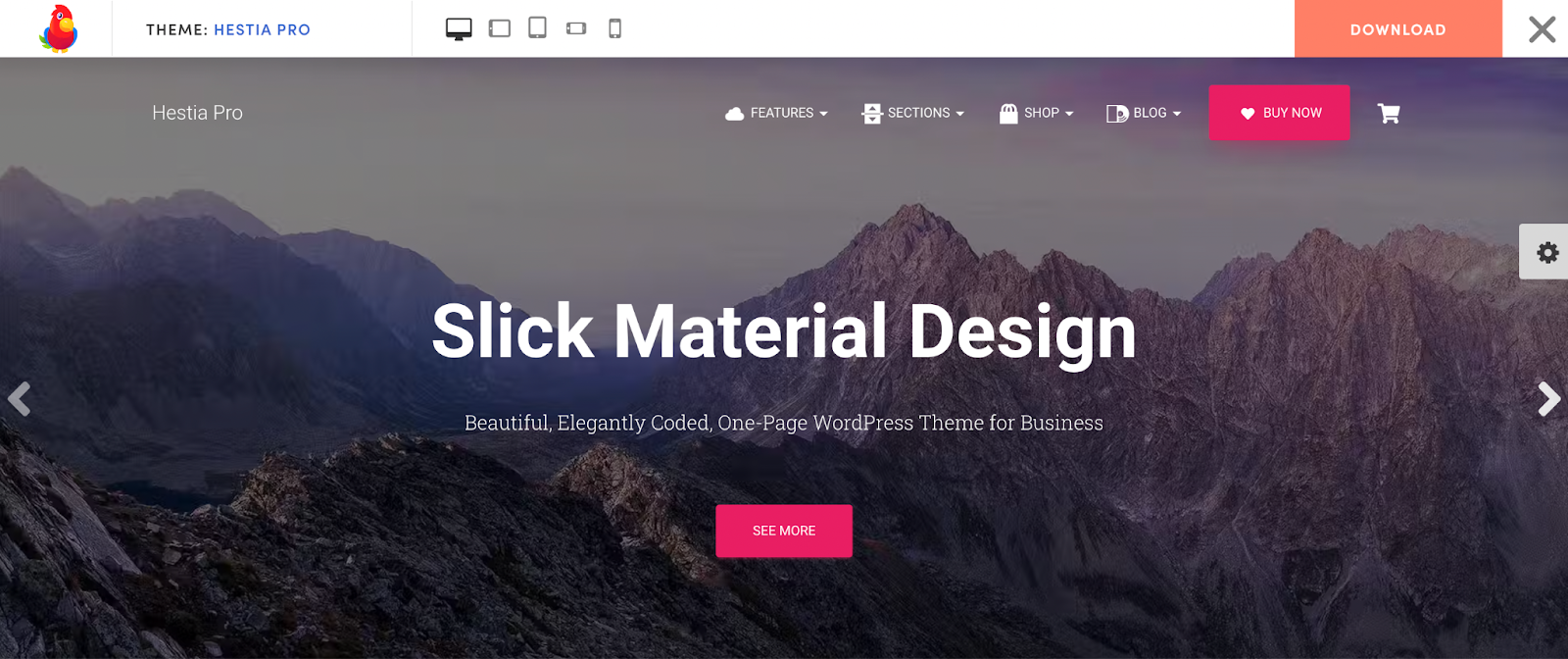 Hestia Pro is a great theme for hosting audio and video podcasts on WordPress.  