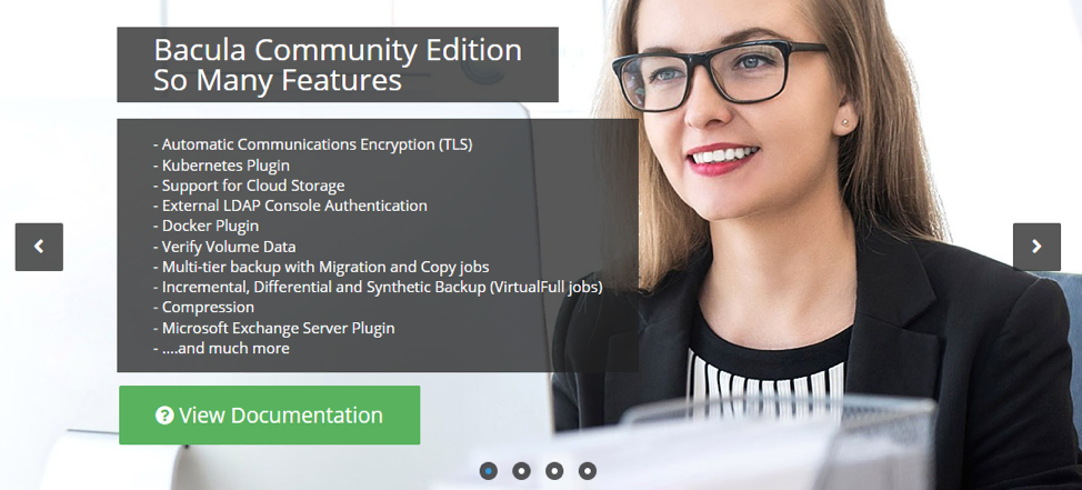 Bacula is an open-source backup option. 