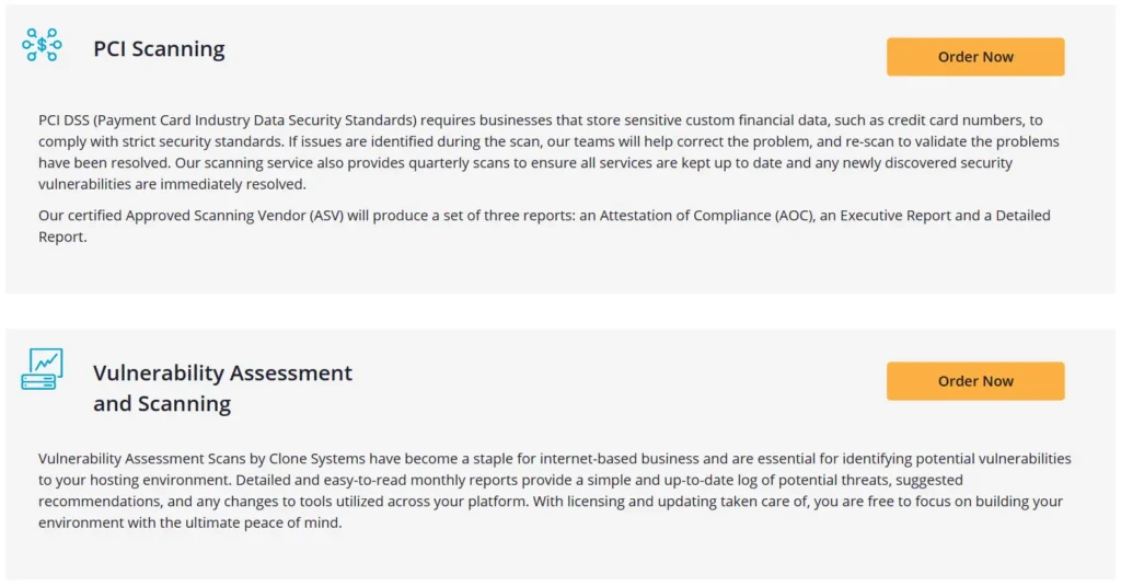 web hosting compliance options