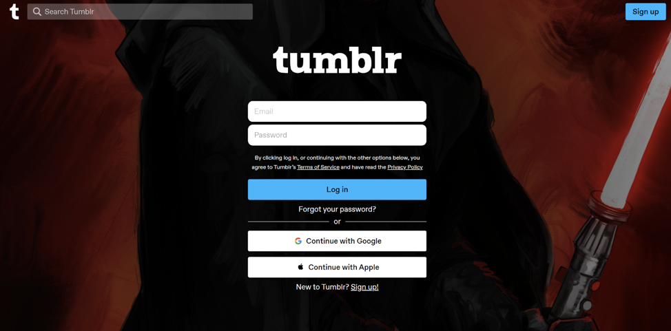 Tumblr explained.