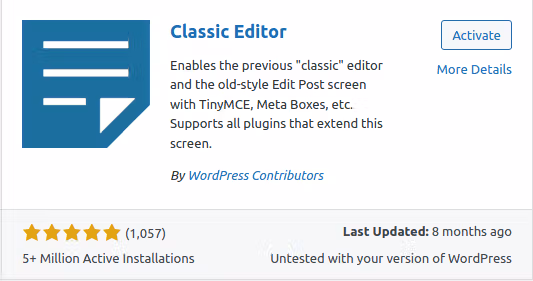 activating a wordpress plugin