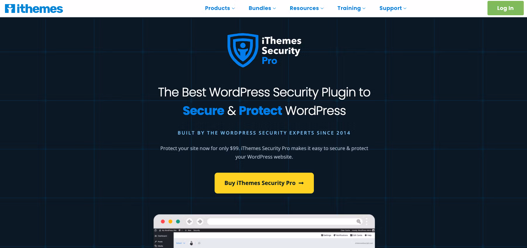 ithemes security screenshot for wordpress