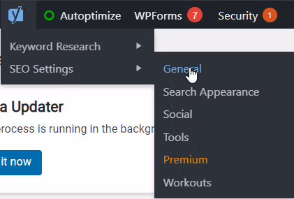 setting up yoast for wordpress sitemap