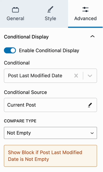 Conditional Source