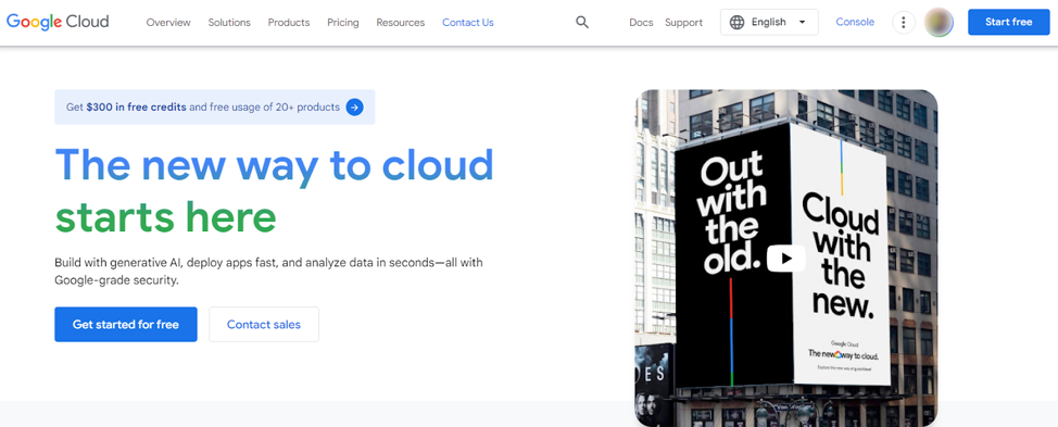 Google Cloud Platform (GCP) offers cloud computing services with cloud security. 