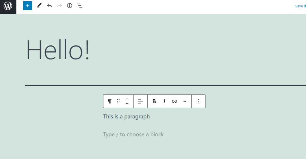 gutenberg rearrange block