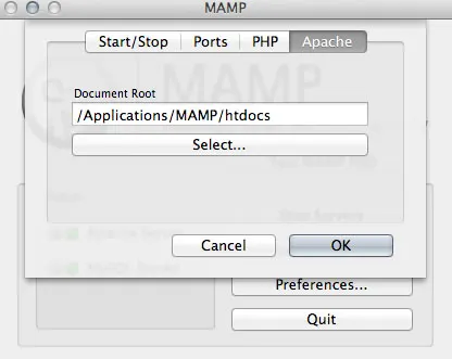 mamp directory