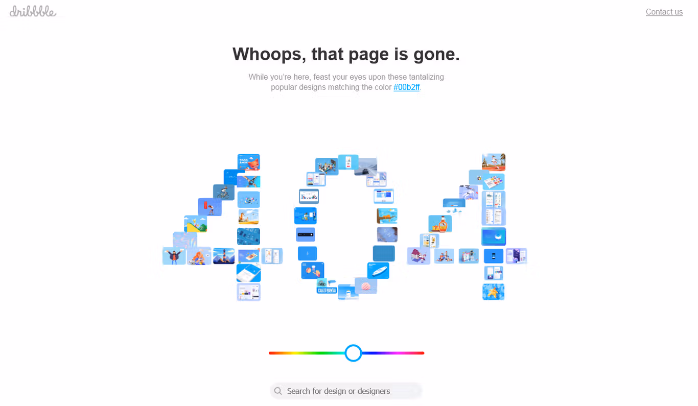 404 screenshot wp site down