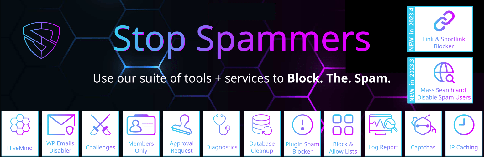 stop spammers anti spam plugin