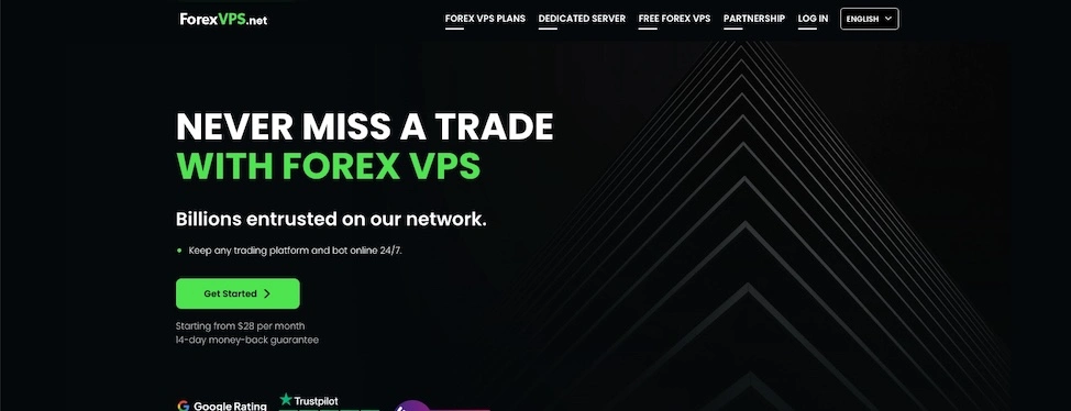 forexvps.net screenshot