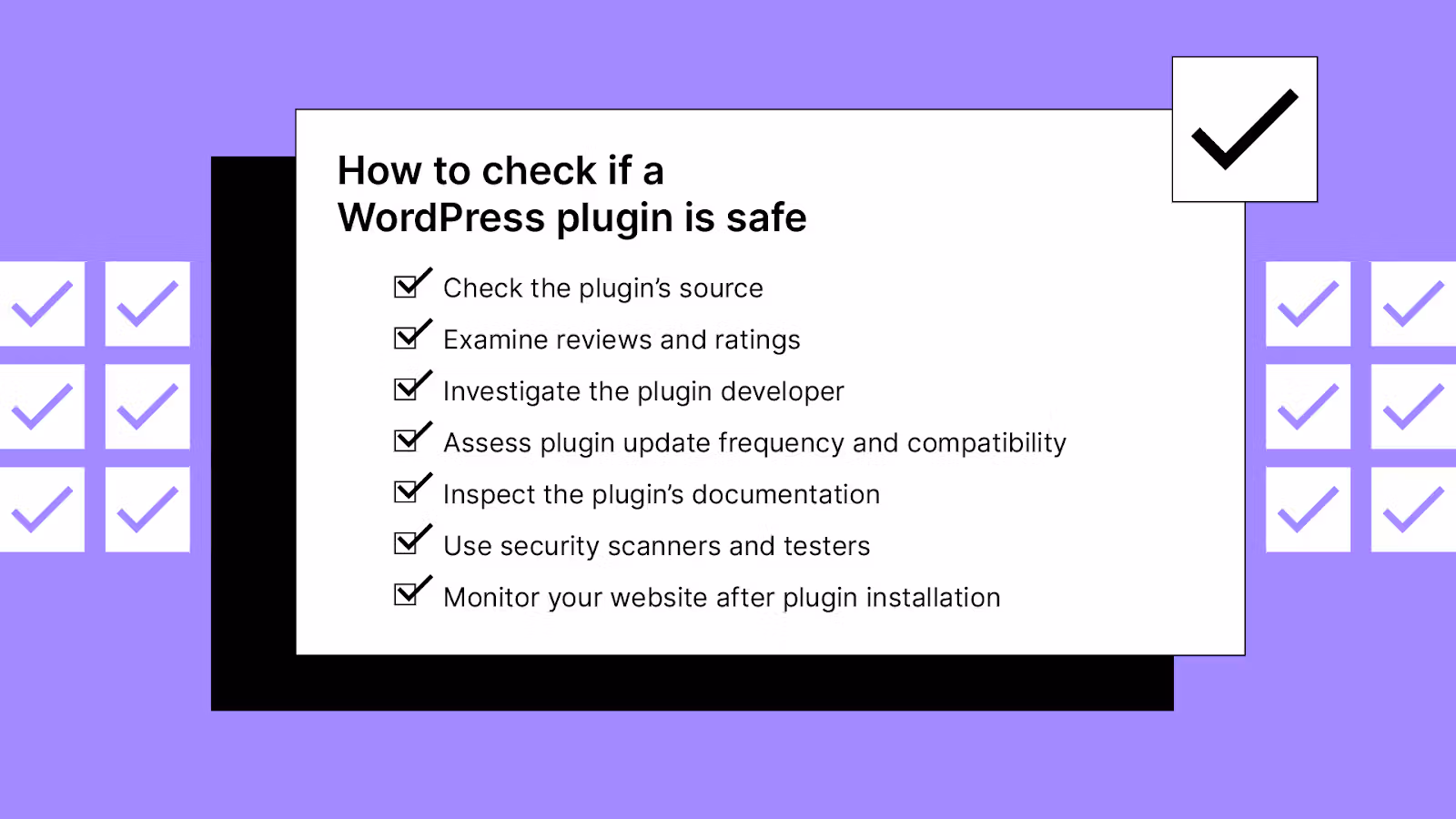 wp plugin safety checklist