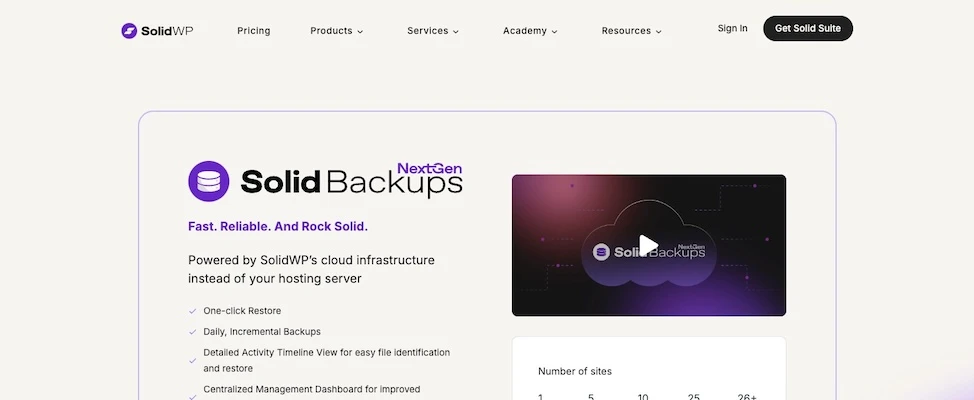 wp backup plugin solid backups