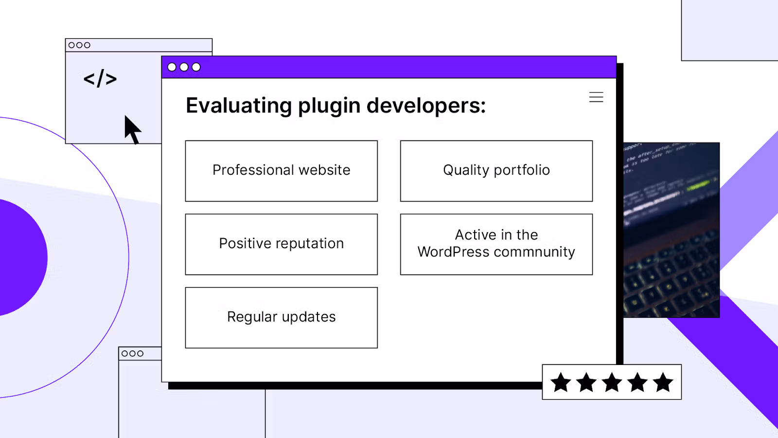 how to evaluate wp plugin devs