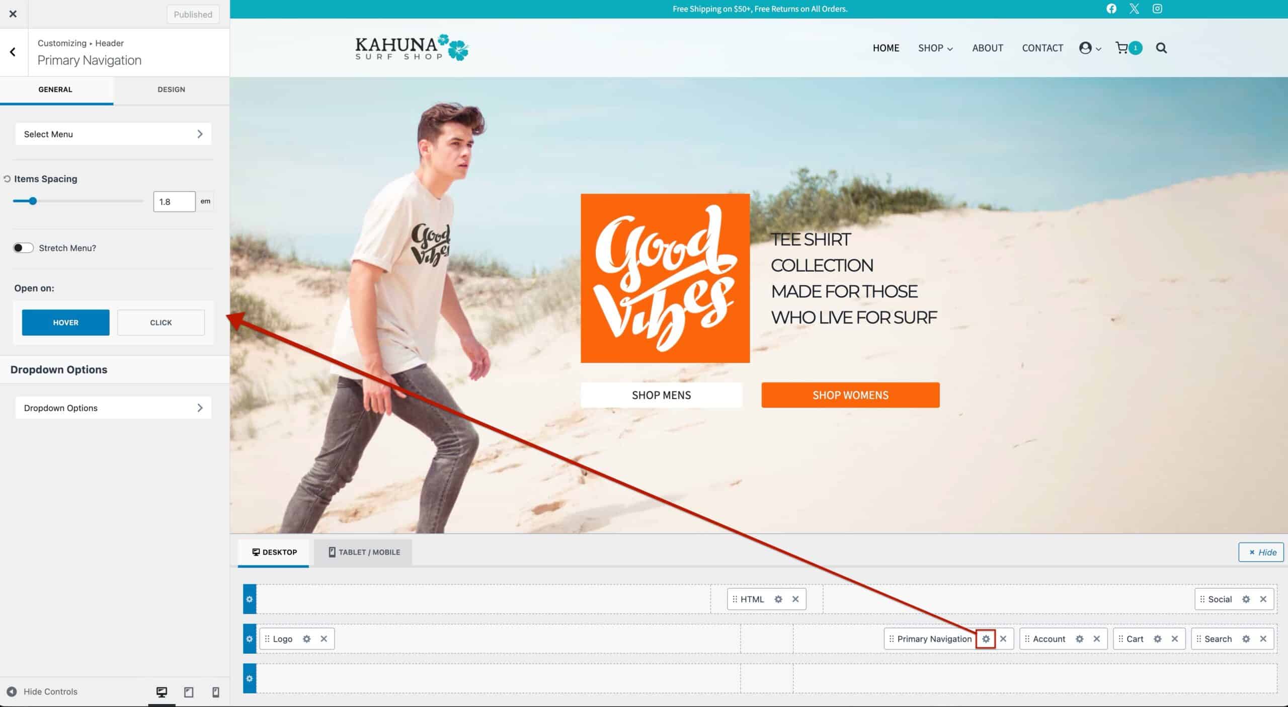 Mege Menu On Hover or Click