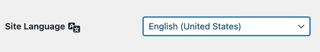 Site Language