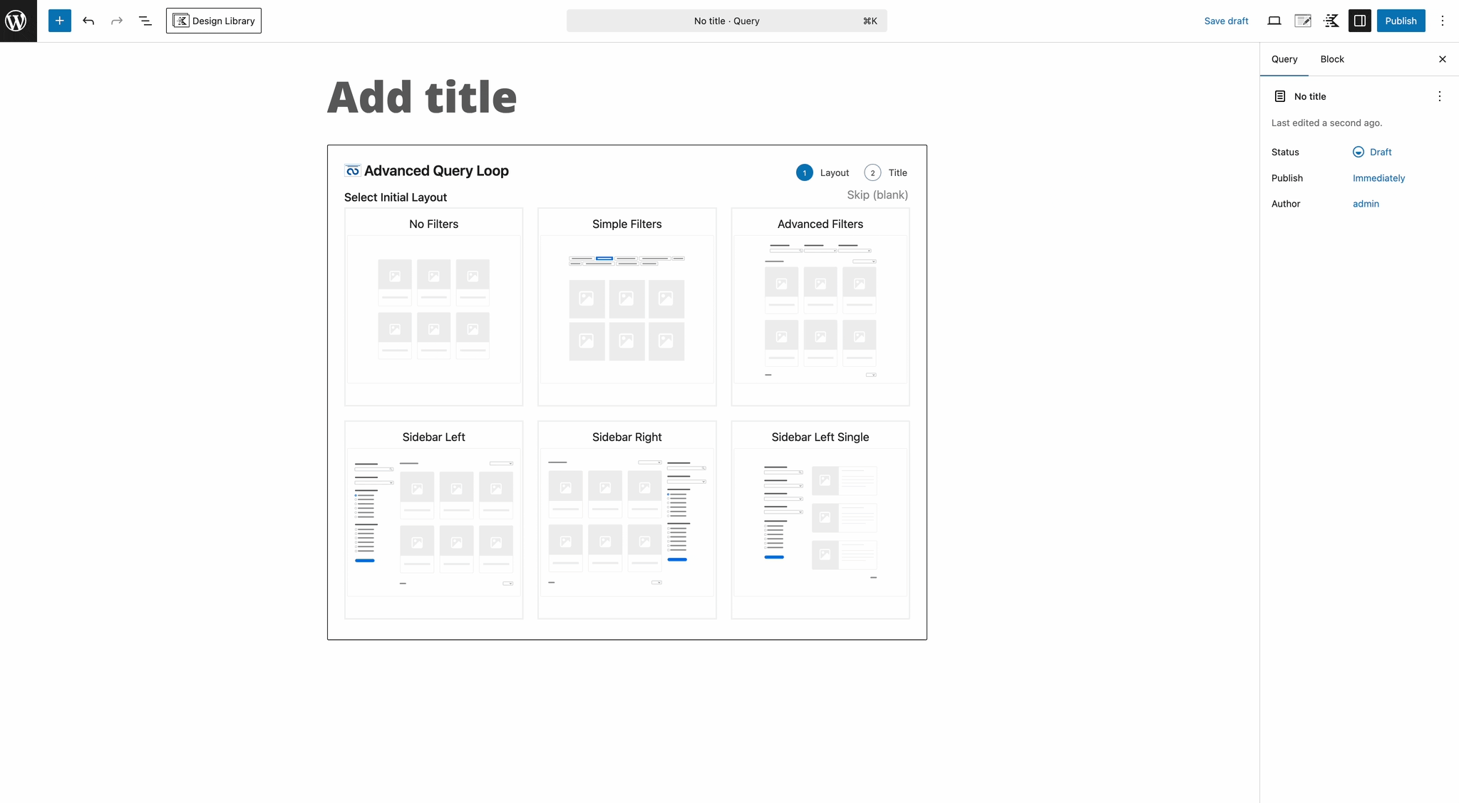 Creating a Query