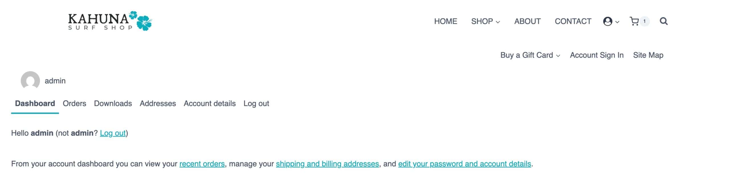My Account Demo