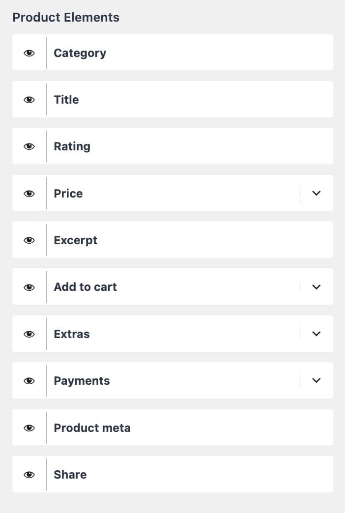 Product Elements