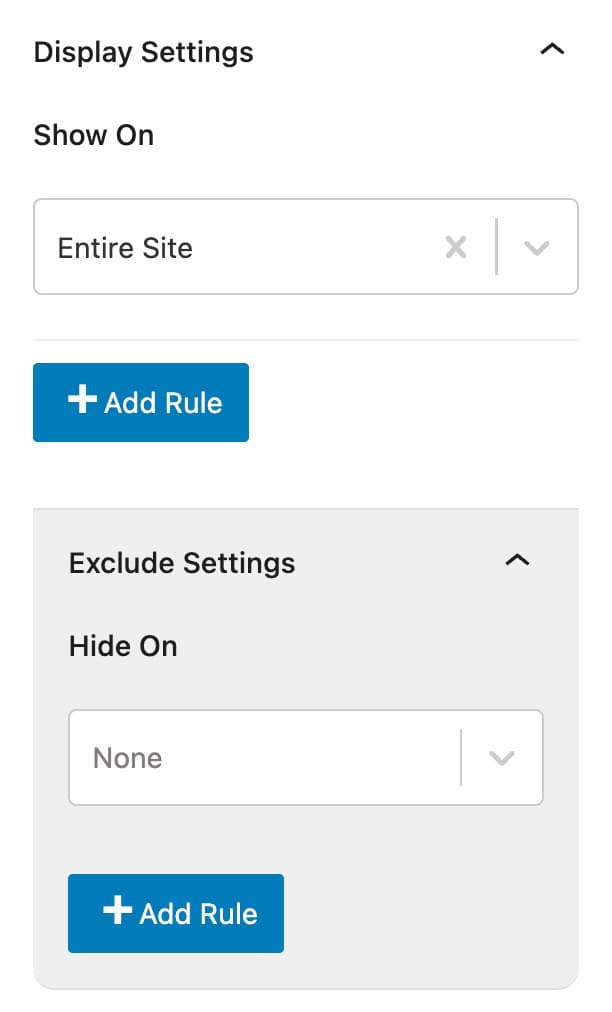 Exclude