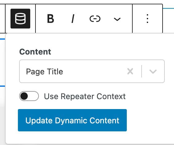 Dynamic Title