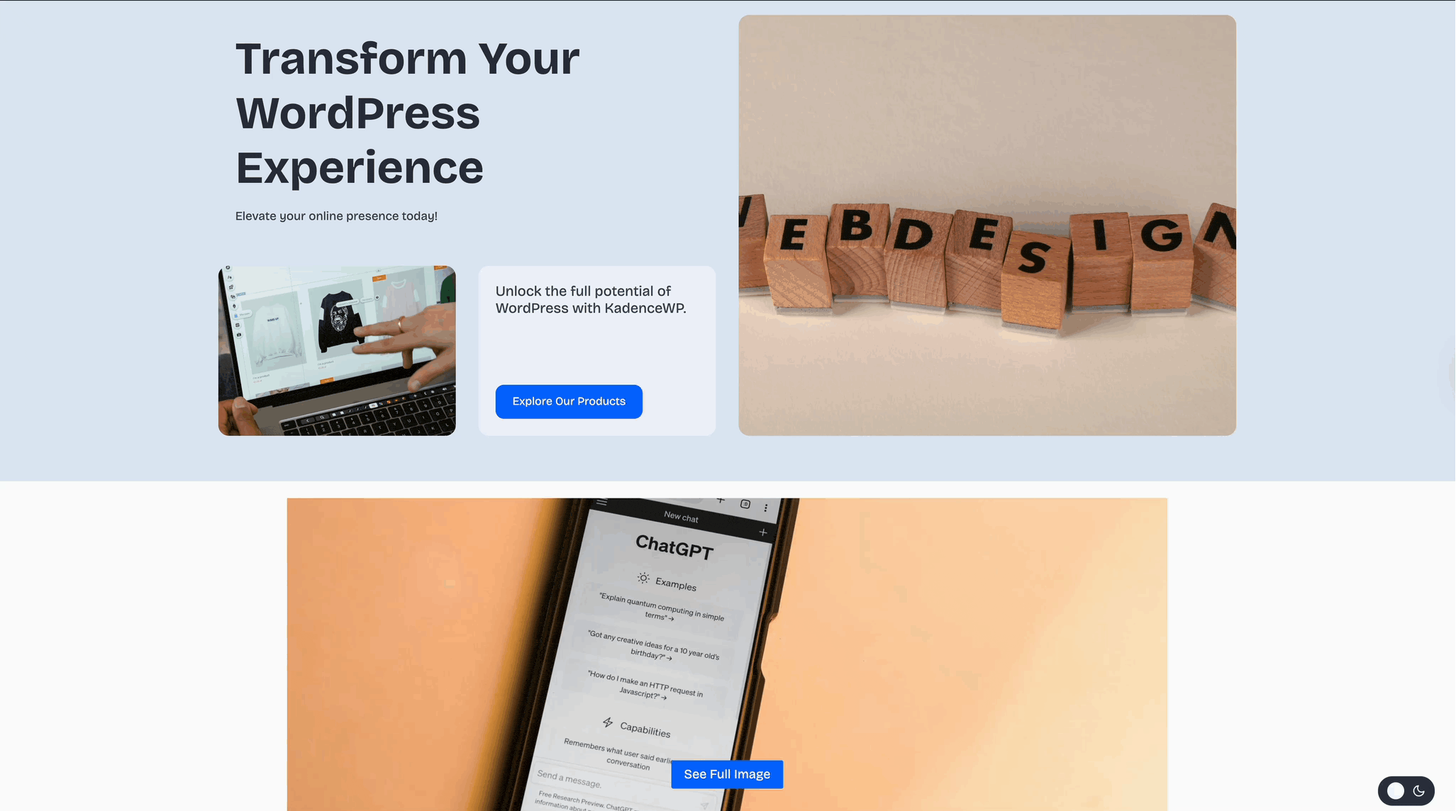 Lightbox Button
