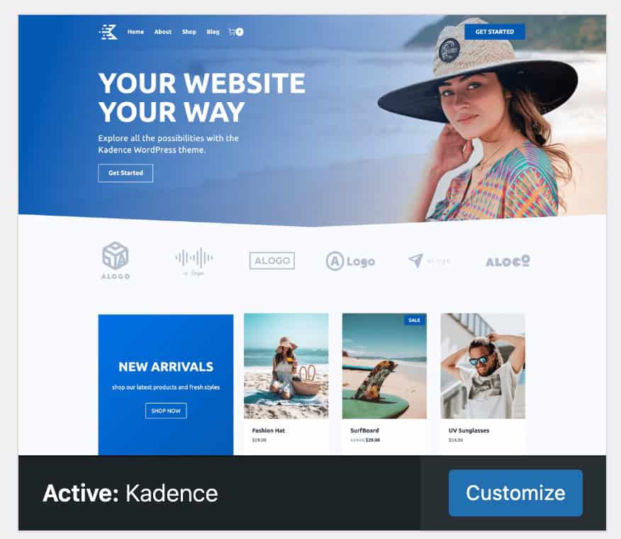 Kadence Required Theme
