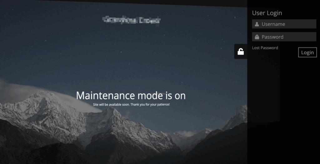 wp-maintenance-frontend
