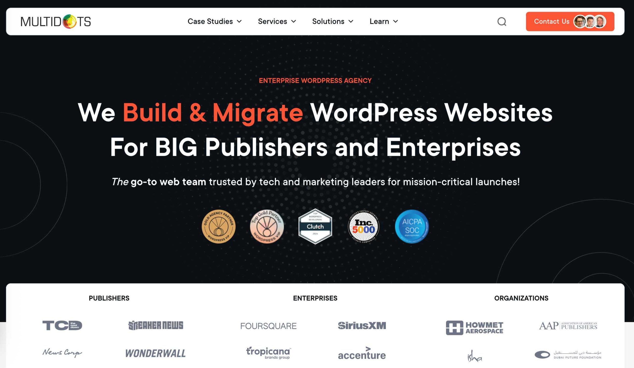 Multidots – WordPress website development and migration services