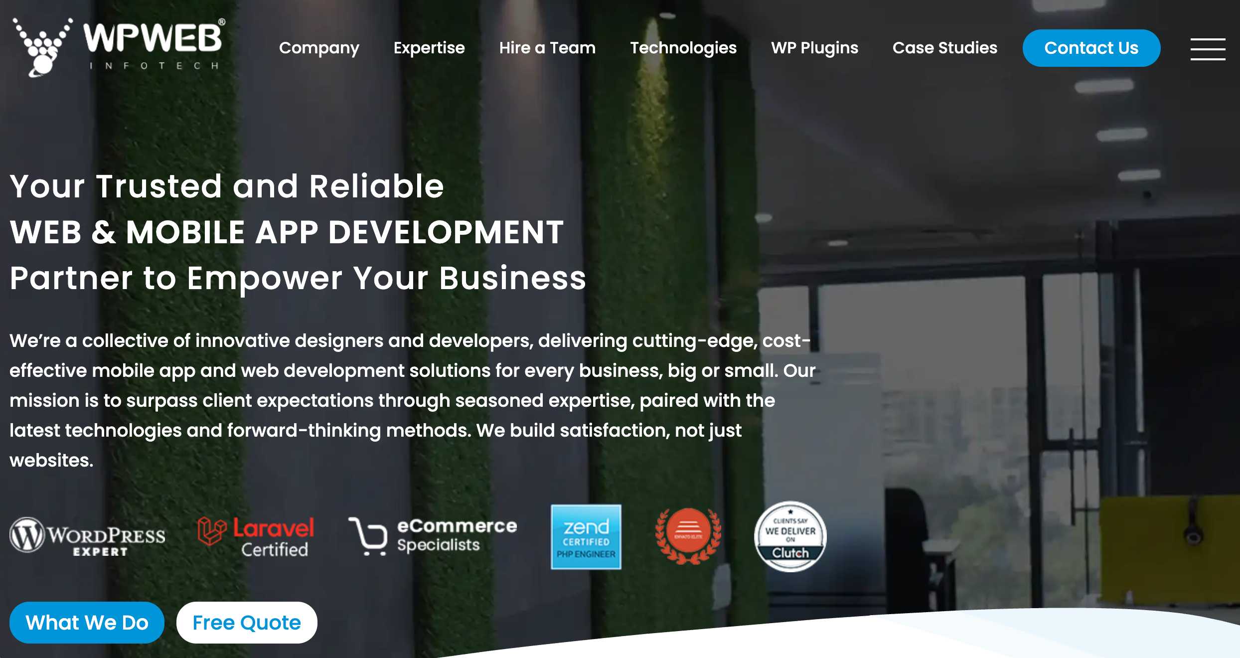 WPWebInfotech – Web and mobile app development agency