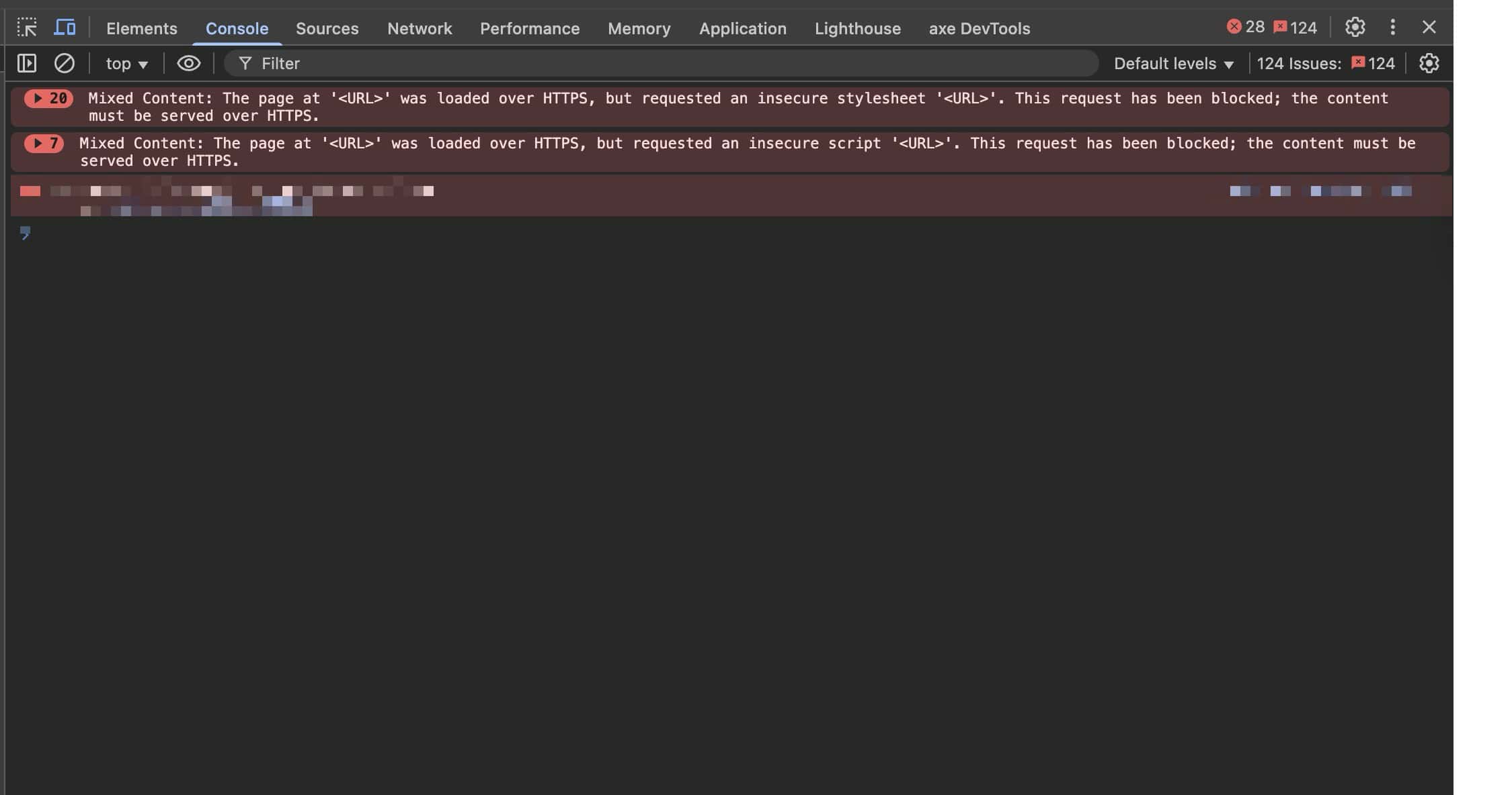 Mixed Content Errors