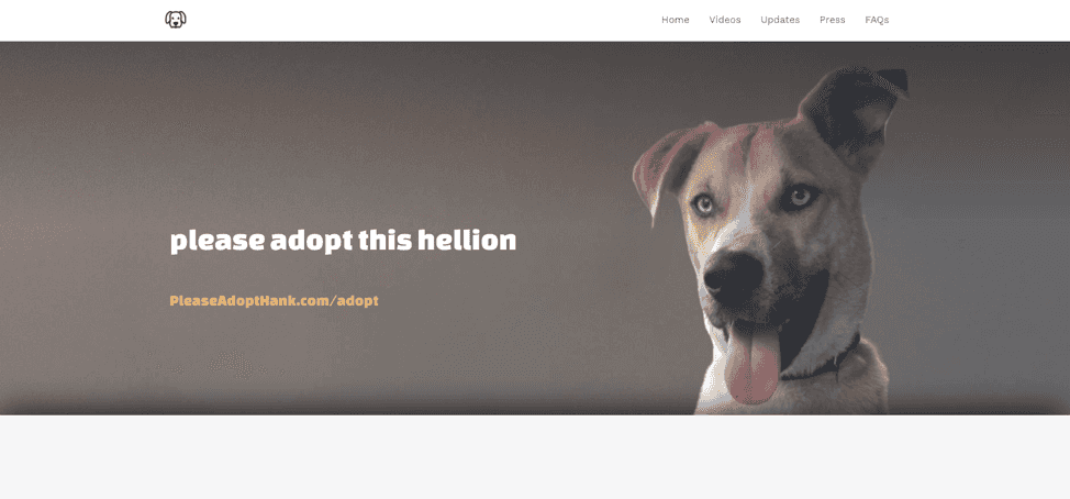 Clauder’s adoption website