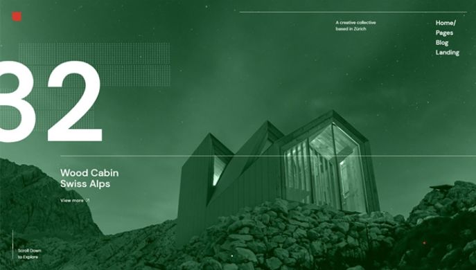 Neo-brutalism is a big website aesthetic trend