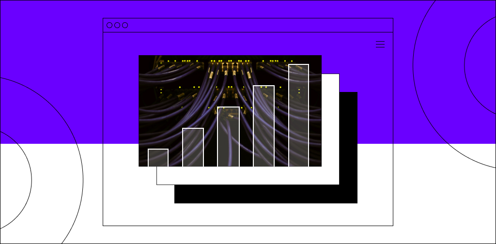 Image of wires in a server