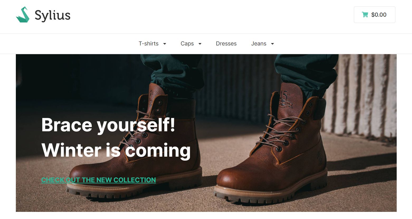 Now, when someone visits your domain, they will see the Sylius website instead of the default index.html page.