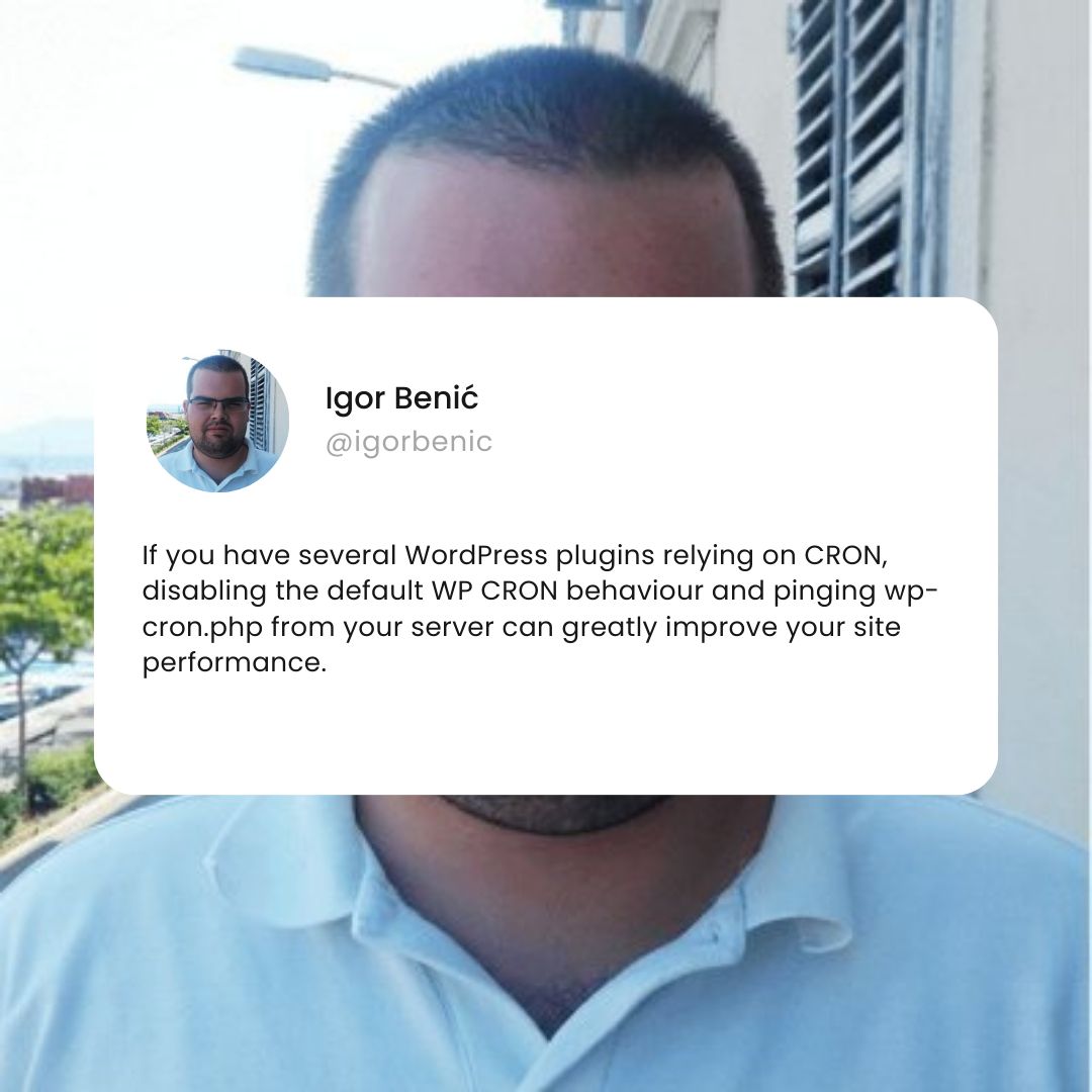 A tweet from Igor Benic.
