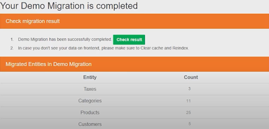 Once complete, check your results.