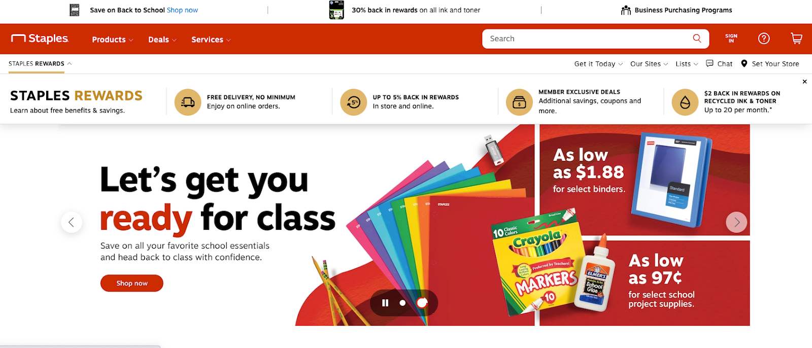 Web design tip: avoid sliders in your header