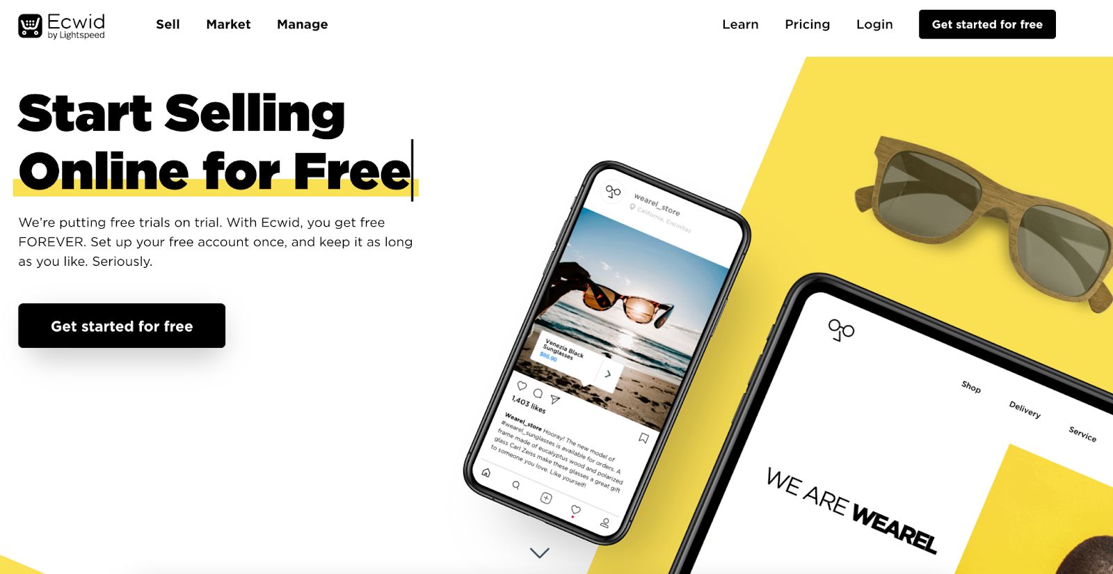 Ecwid is a popular ecommerce shopping cart software.