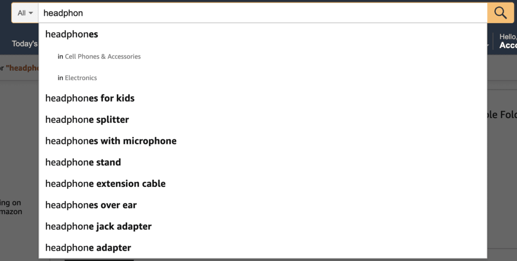using amazon suggest to search for product suggestions