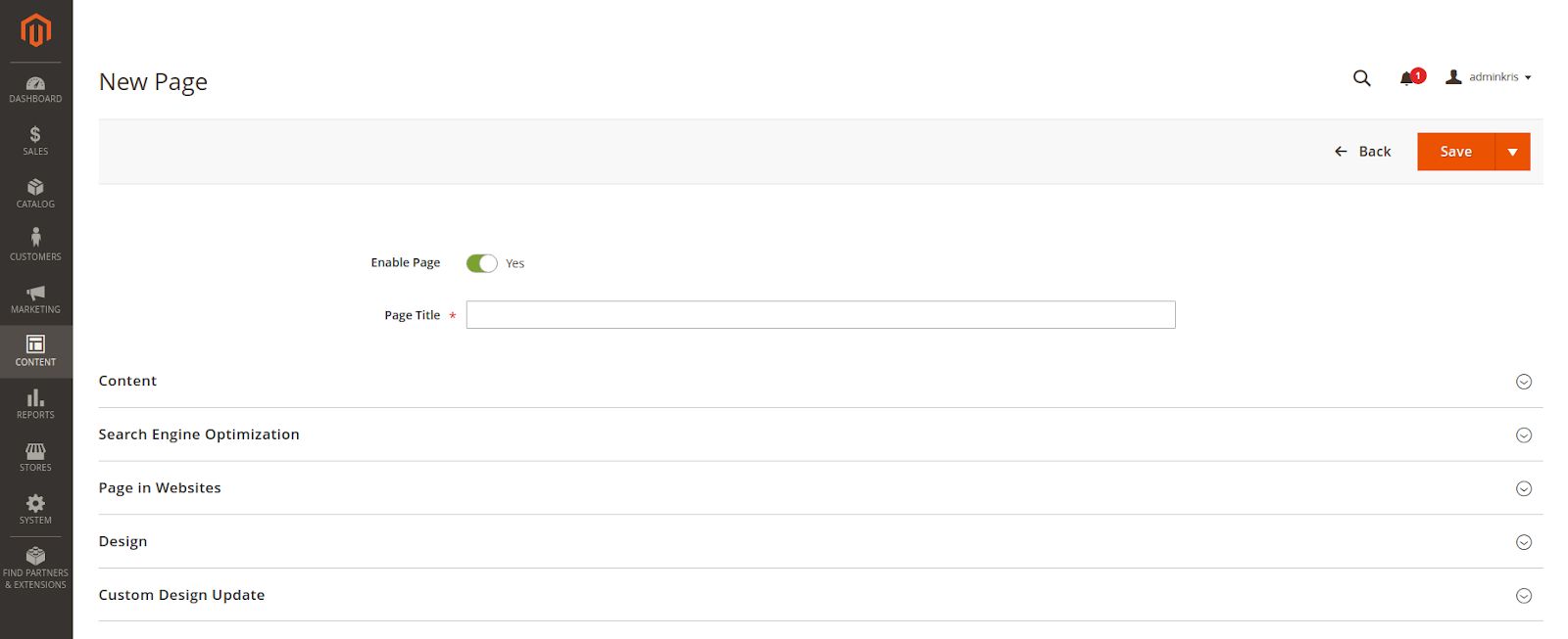 Editing the page title in Magento CMS