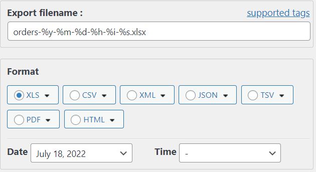 Finally, the plugin allows you to choose the format for the file and generate a filename based on tags