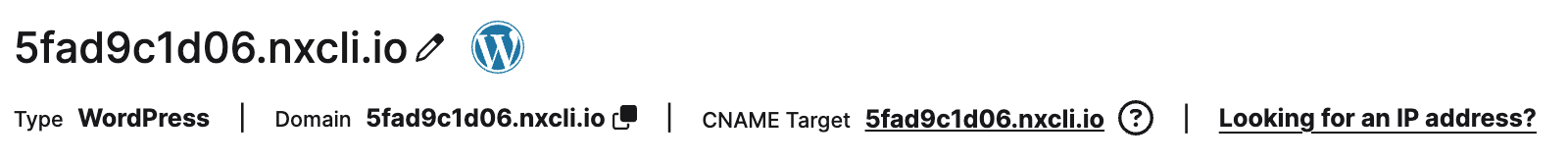 Note that if you are already using Nexcess Global DNS due to pointing your domain name to Nexcess DNS services, you inherently gain these benefits and will not need to make use of the DNS CNAME Target with your site.