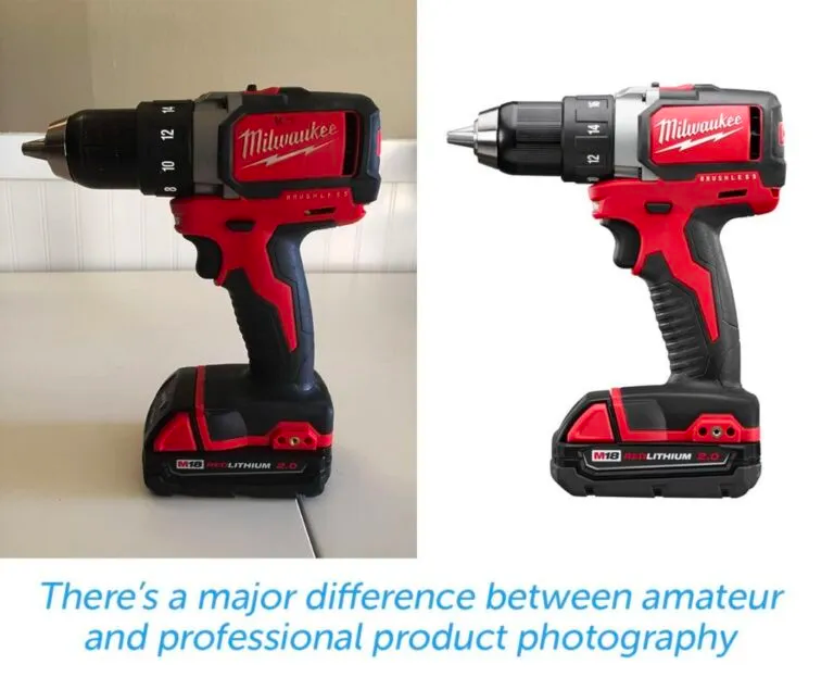 Amateur vs. professional ecommerce photography