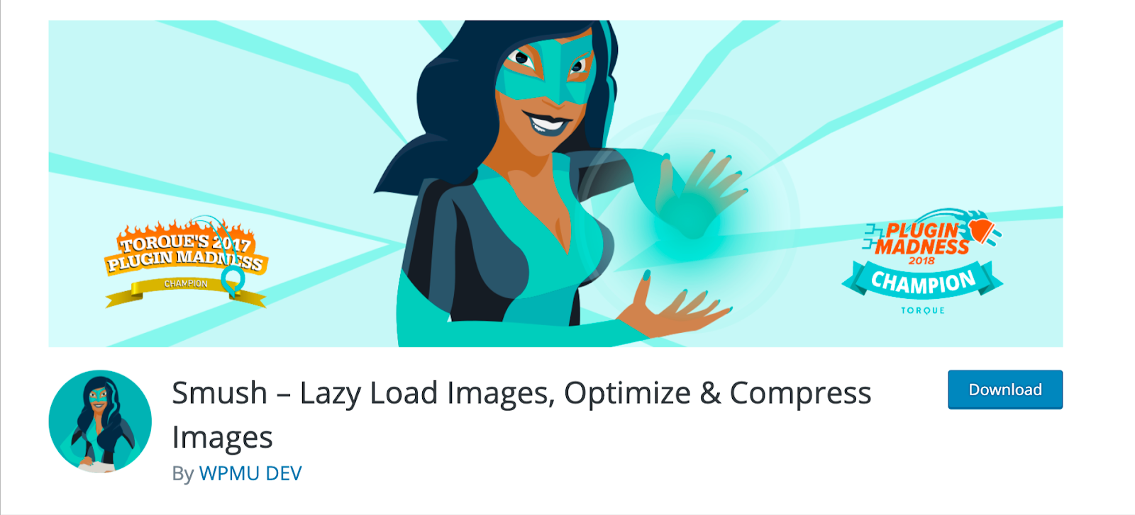 WPSmush plugin page.