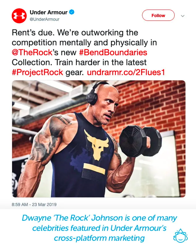 Under Armour multichannel marketing