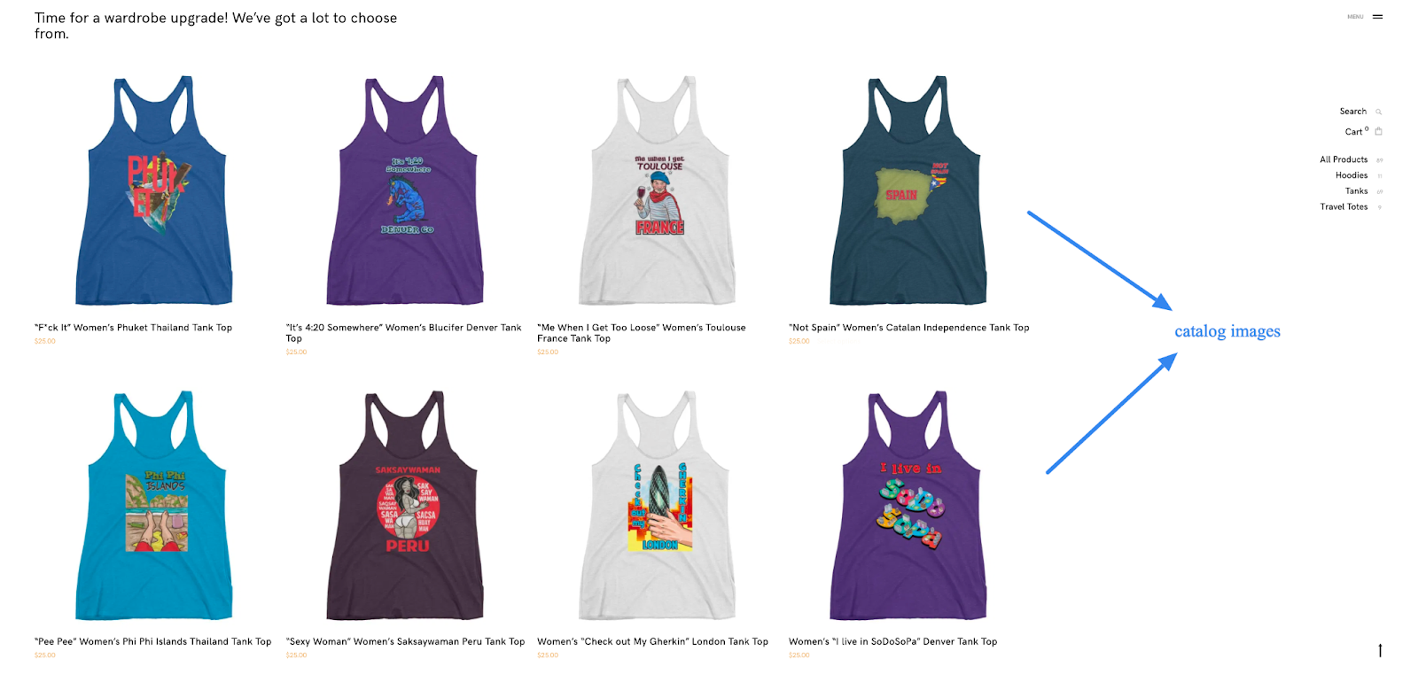 WooCommerce catalog image from tanksthatgetaround.com 