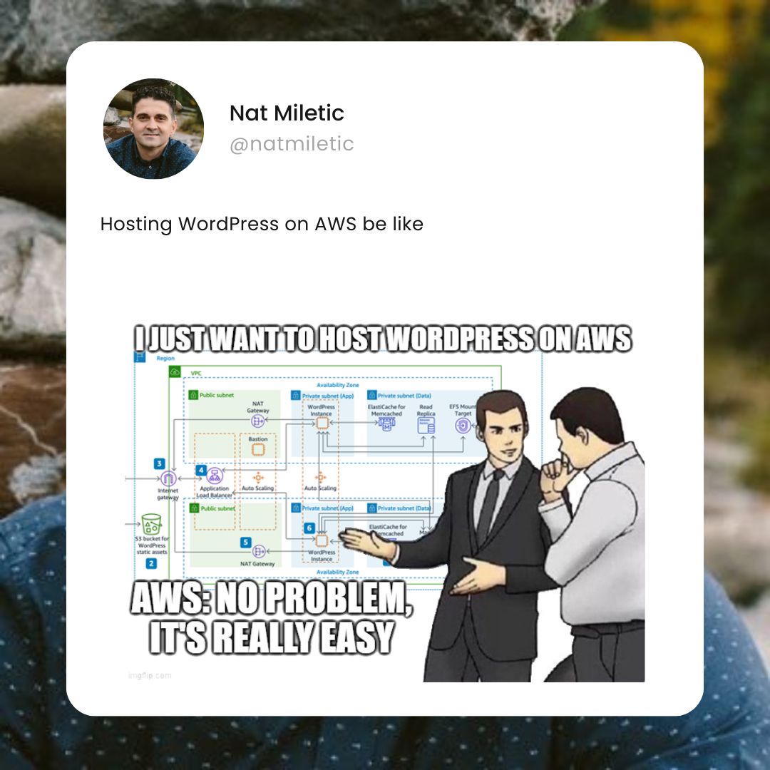 A tweet from Nat Miletic