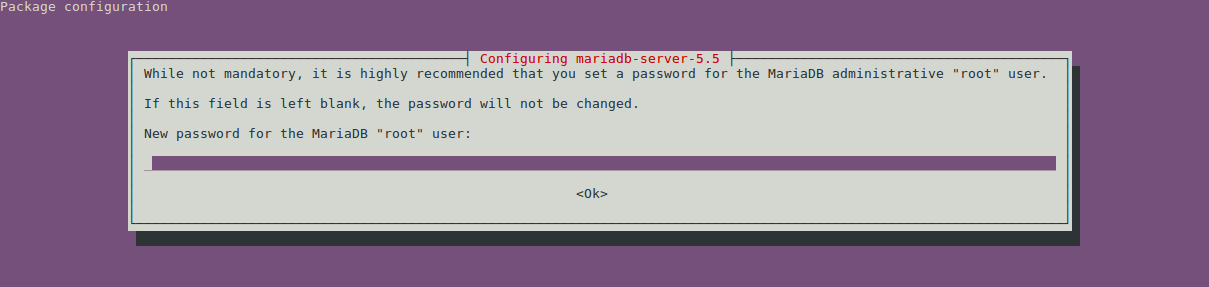Changing the MySQL root password is advised when upgrading.